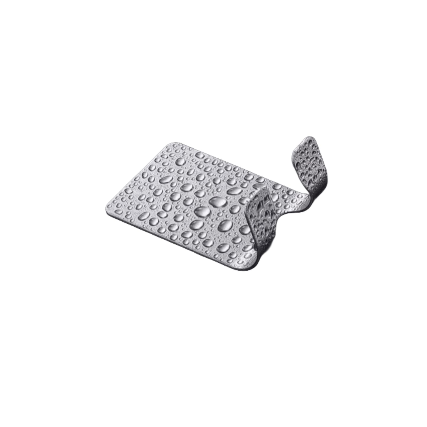 Handtuchhalter selbstklebend Silber 4 Stück